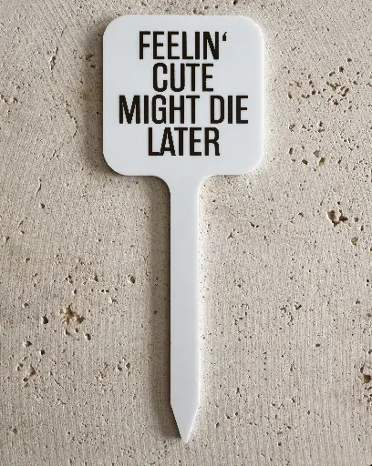 Feelin' Cute Pflanzenstecker aus Acryl